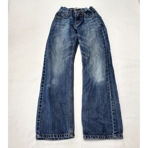 Levis 505 Boys Straight Jeans ● Size 10 Slim ●‎ 23" X 25" ● Adjustable Waist